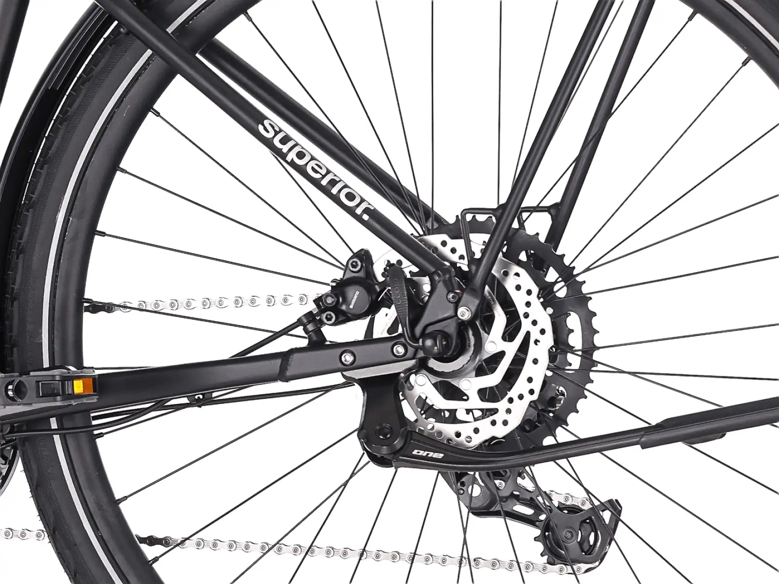 Superior Blox 6.4 T MS městské kolo Matte Black