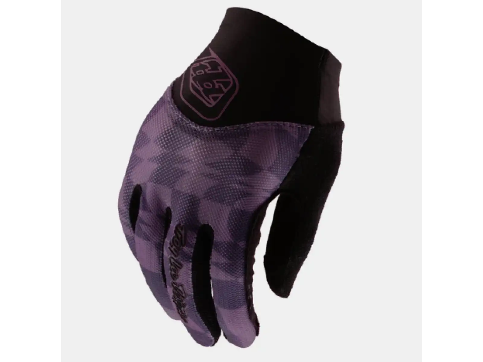 Troy Lee Designs Ace 2.0 Twisted Checkers dámské MTB rukavice Deep Purple