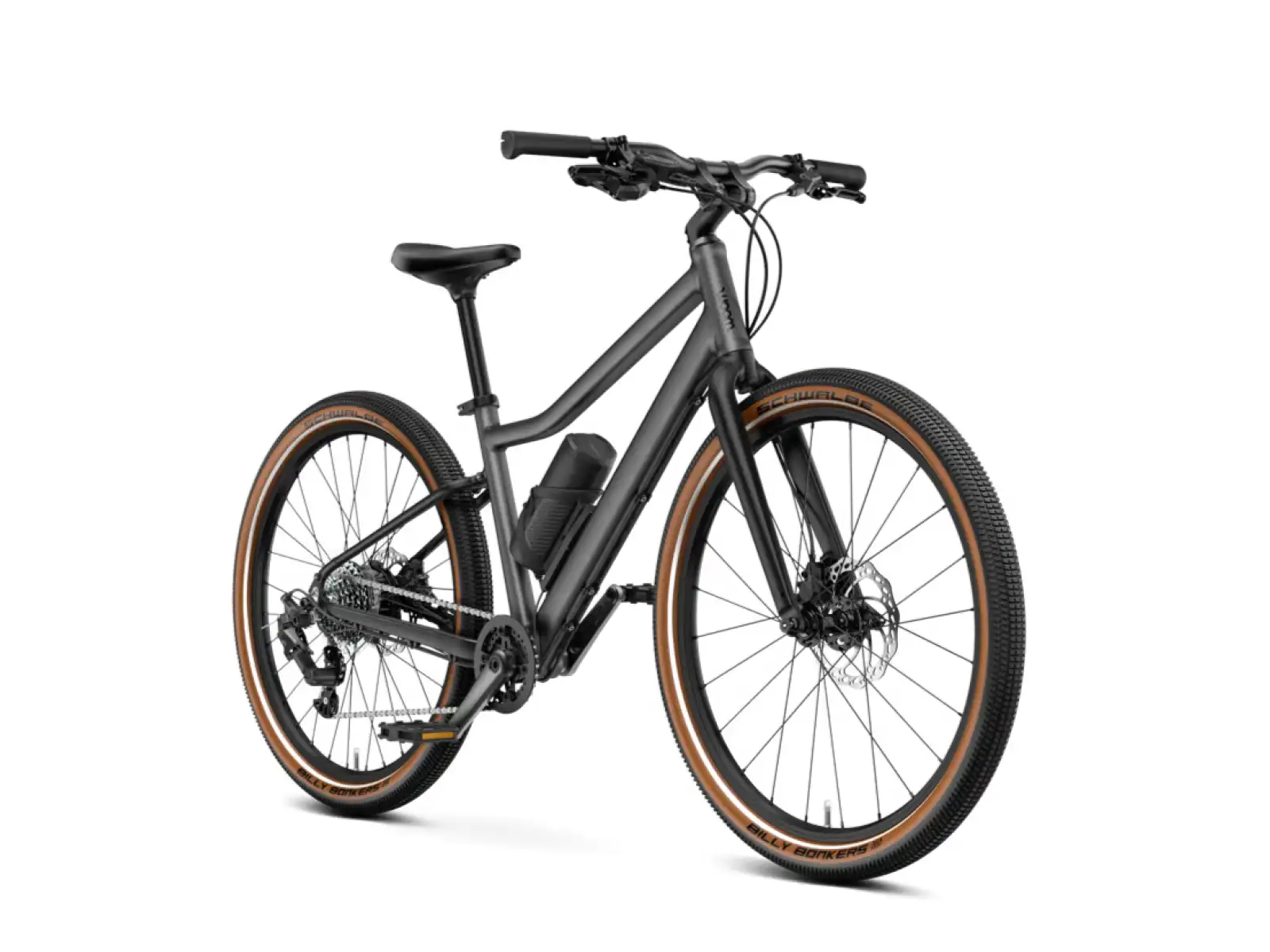 Woom Explore e 6 dětské elektrokolo Graphite Grey