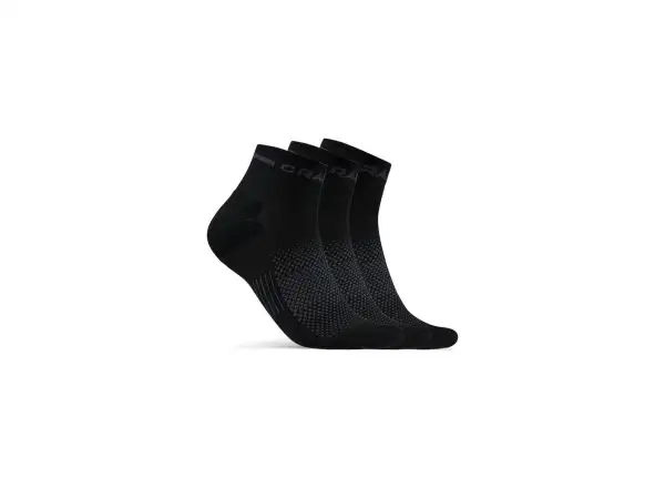 Craft Core Dry Mid 3-pack ponožky černá