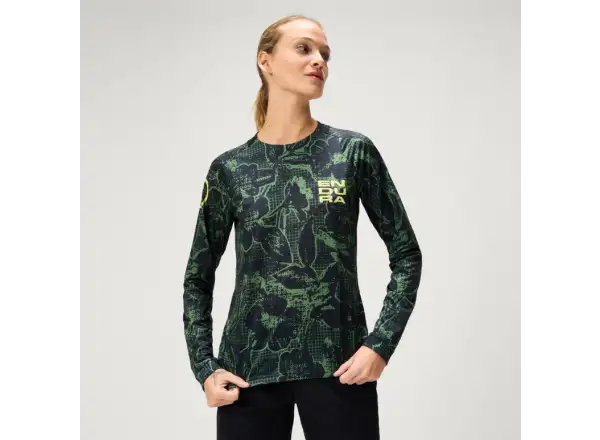 Endura Floral LTD dámský dres dlouhý rukáv Black