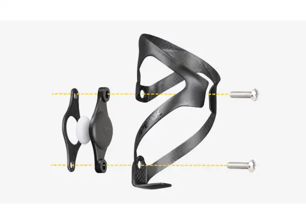 Topeak Cage Mount držák Apple AirTag pod košík černá