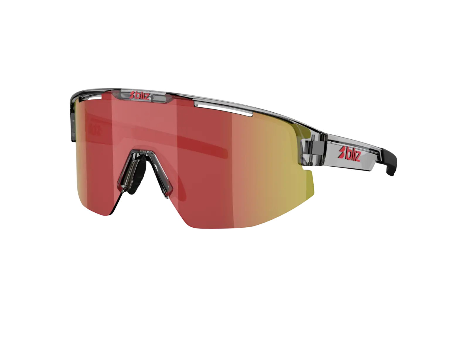 Bliz Matrix sluneční brýle Transparent Dark Grey/Brow Red Multi