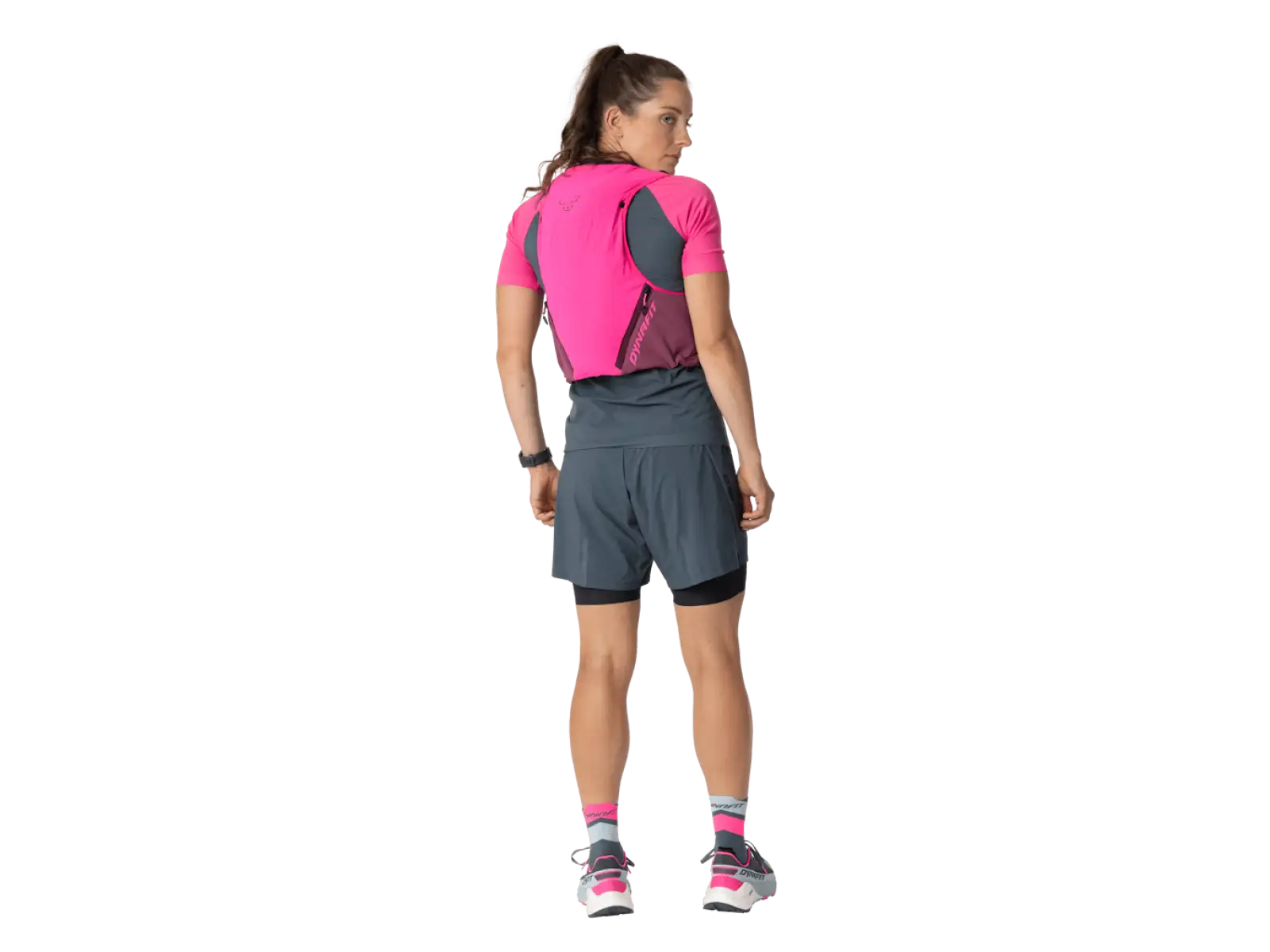 Dynafit Alpine 8 l běžecká vesta Pink Glo/Amaranth
