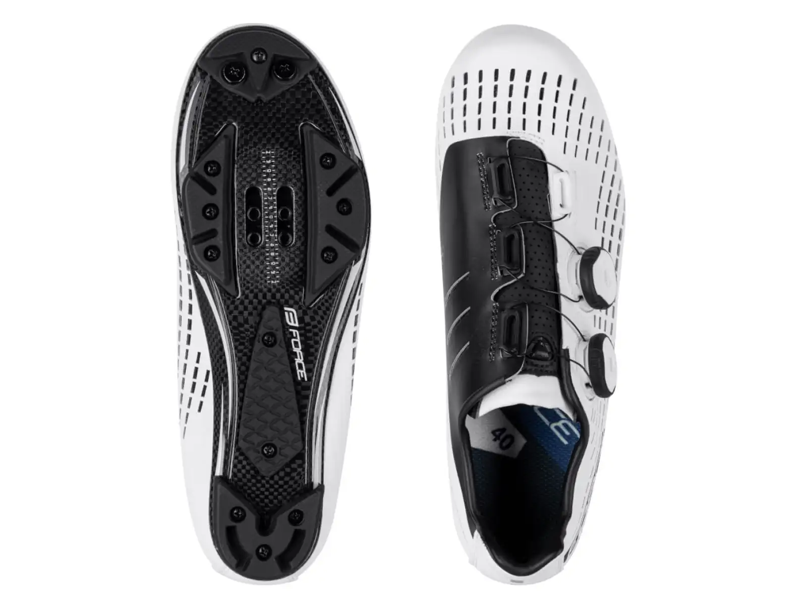 Force Revolt Carbon MTB pánské tretry bílá