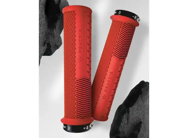 Peaty's Monarch Knurl Thick gripy Red