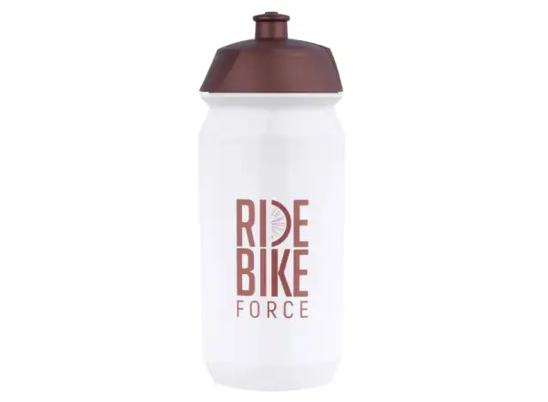 Force Ride Bike cyklistická láhev 500 ml bílá/bronzová
