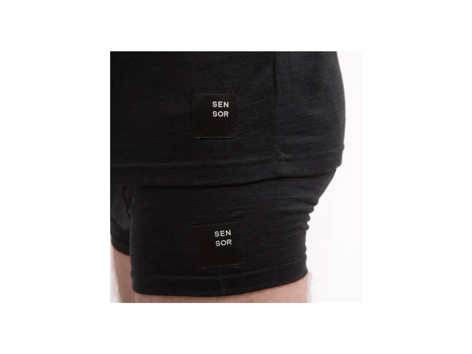 Sensor Merino Cordura pánské triko krátký rukáv černá