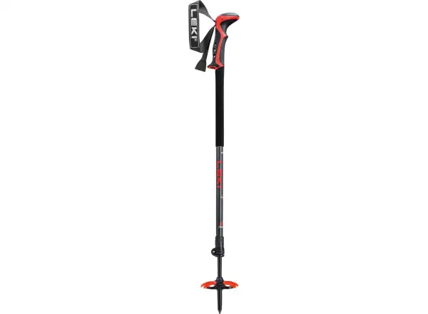 Leki Haute Route 2 skialpové hole Dark anthracite/Dark red/Black