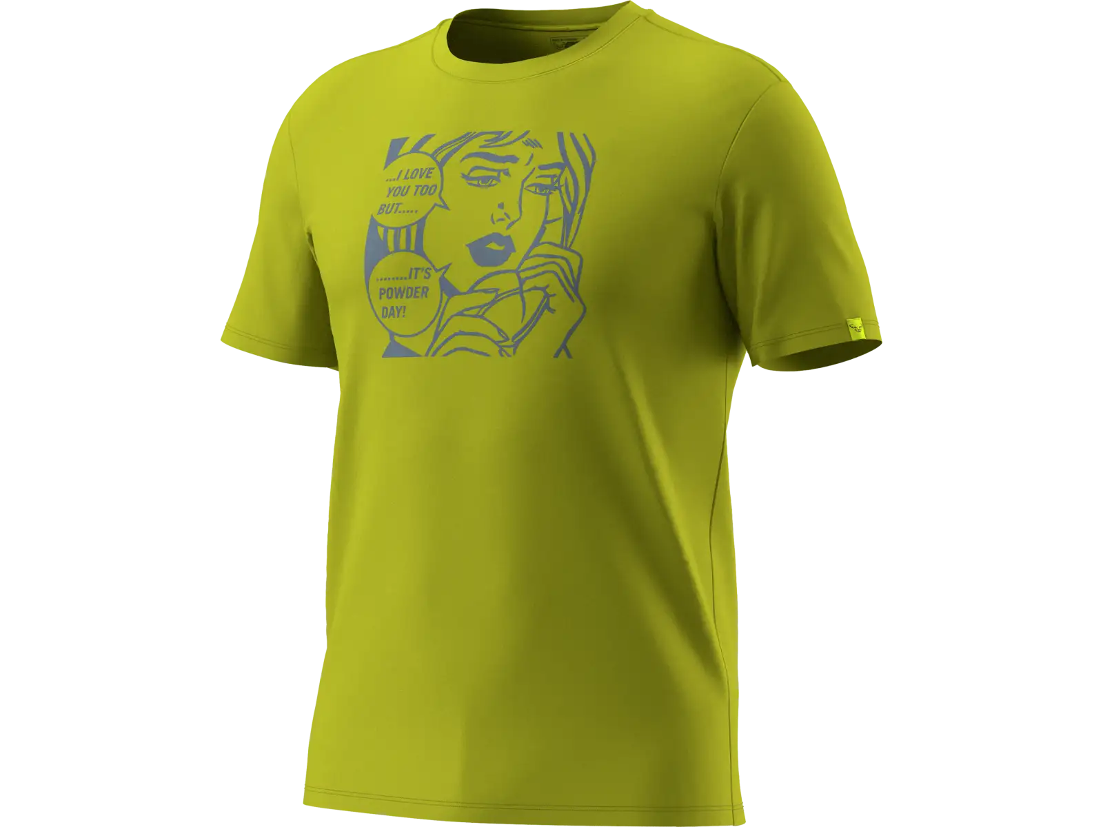 Dynafit Graphic Cotton pánské triko krátký rukáv Smoke Blue/Tabloid