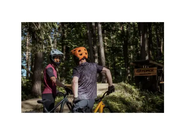 Force MTB Rules pánský dres krátky rukáv černá/šedá