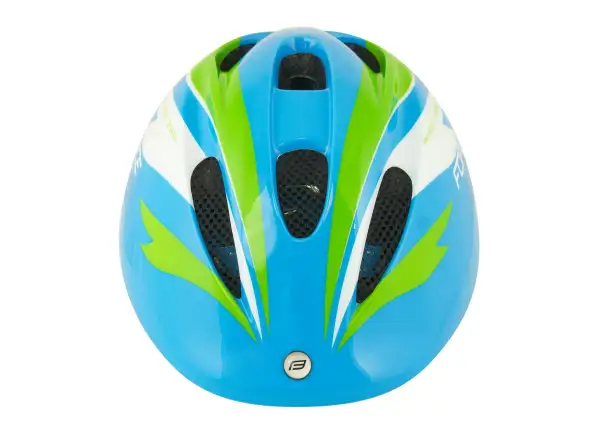 Force Fun Stripes dětská přilba modrá/zelená