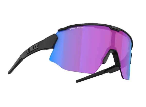 Bliz Breeze Nano Optics brýle Matt Black Nordic Light Begonia-Violet/Blue Multi/Brown