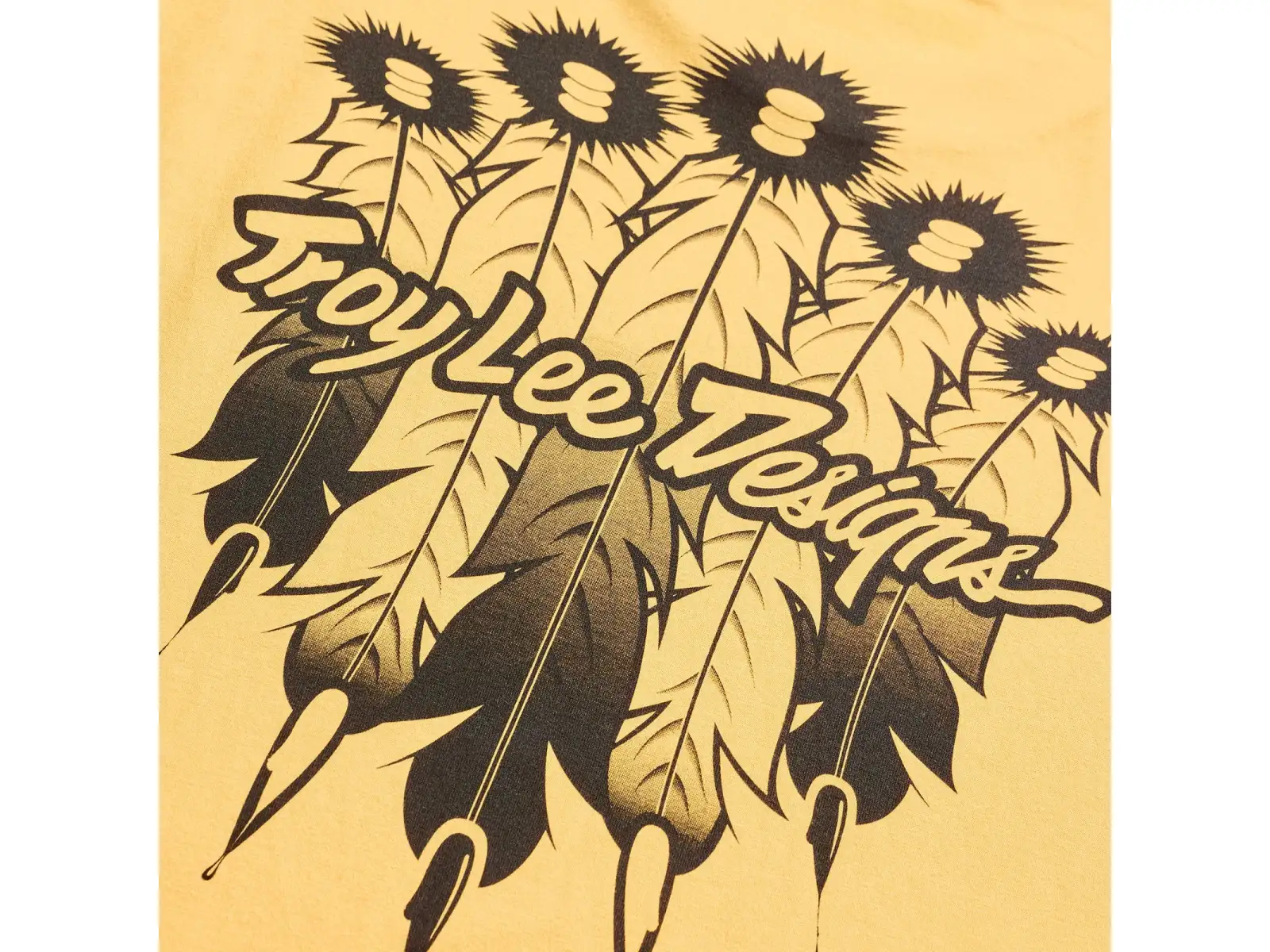 Troy Lee Designs Feather pánské triko krátký rukáv Bleached melon