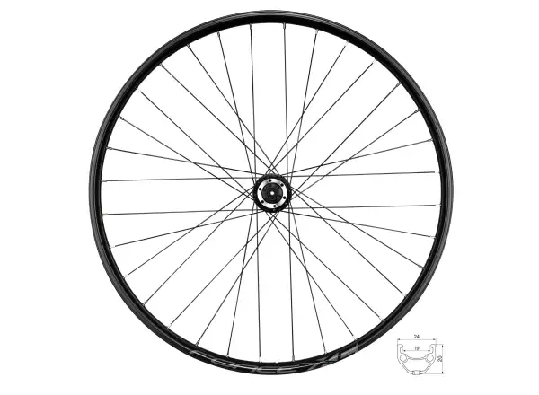 Force XC Disc 28/29" zadní vypletené kolo ořech Shimano