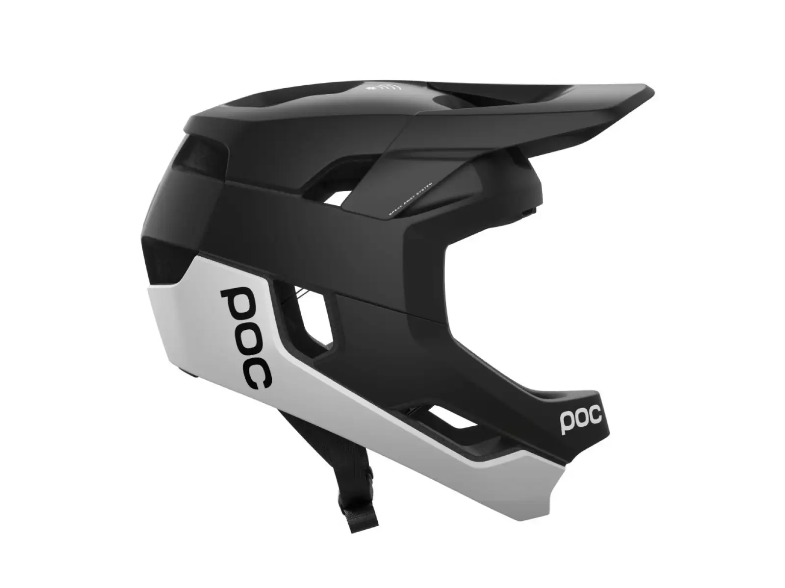 POC Otocon Race Mips přilba Uranium Black Matt/Hydrogen White