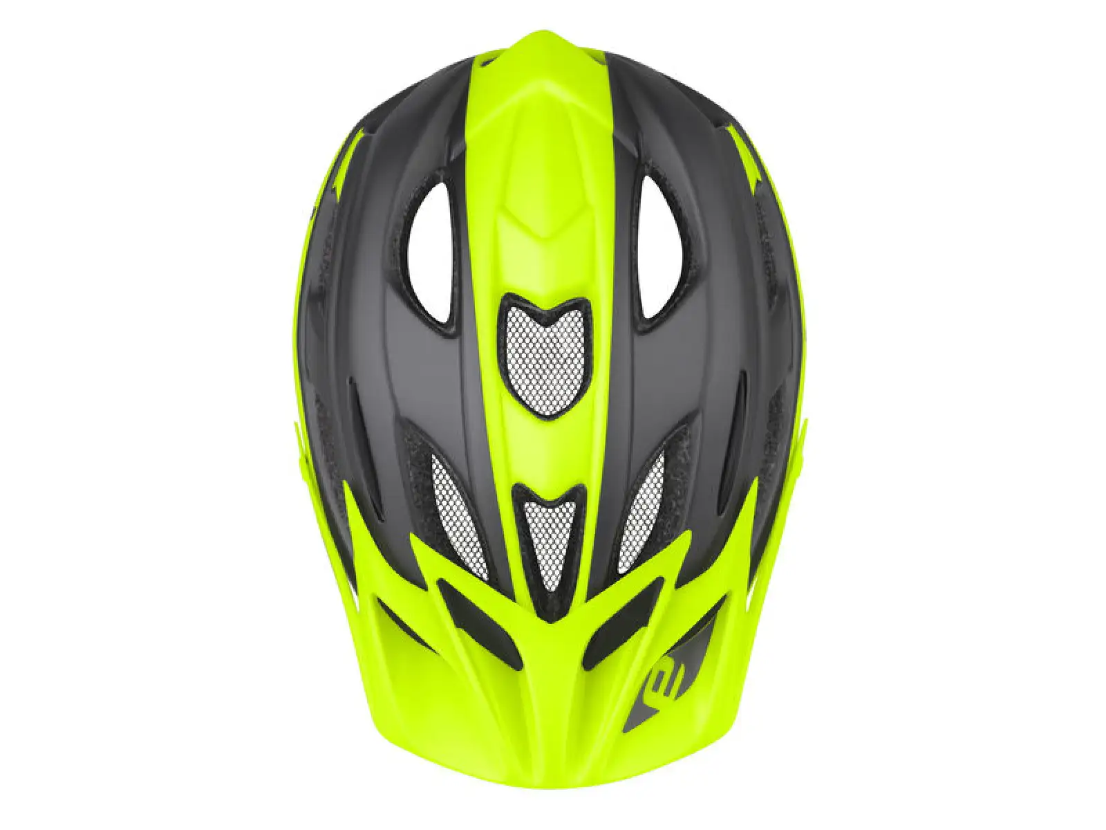 Etape Hero dětská cyklistická přilba antracit/žlutá fluo matná