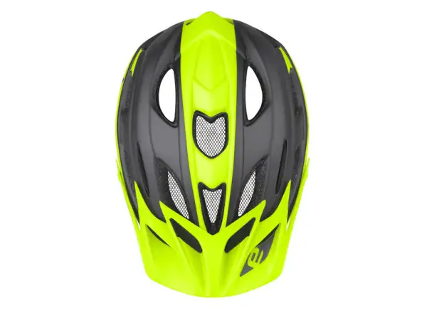 Etape Hero dětská cyklistická přilba antracit/žlutá fluo matná