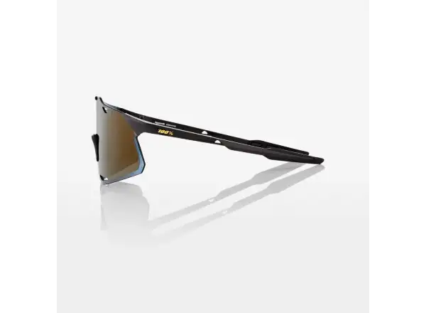 100% Hypercraft sportovní brýle Matte Black/Soft Gold