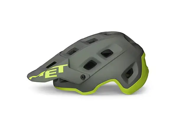 MET Terranova přilba Gray/Lime Matt