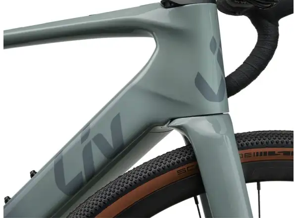 Liv Avail Advanced E+ Elite AR silniční elektrokolo Eucalyptus/Ocean Storm