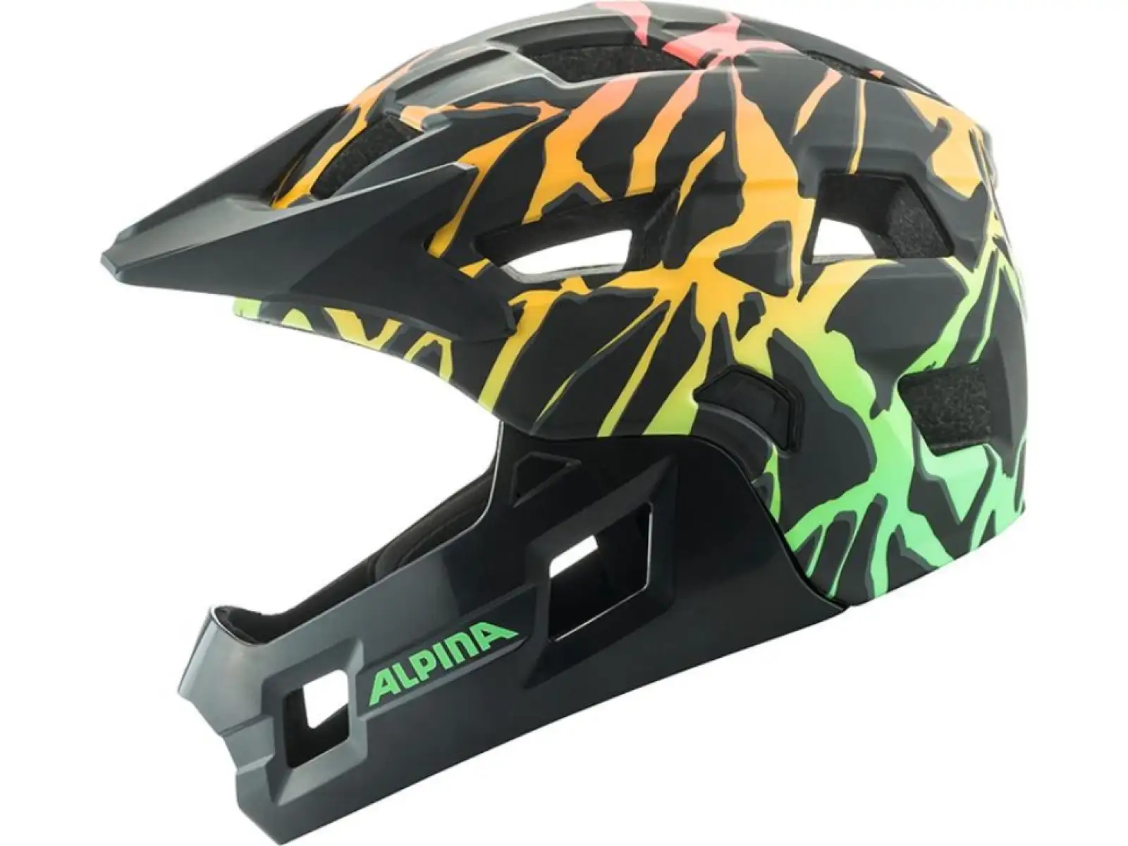 Alpina Rupi dětská přilba Fading-Neon Matt
