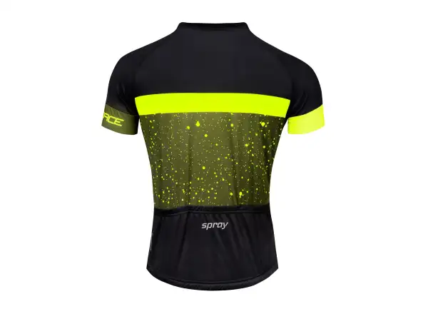 Force Spray pánský dres krátký rukáv army/fluo