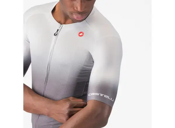 Castelli UPF pánský dres krátký rukáv Silver Grey