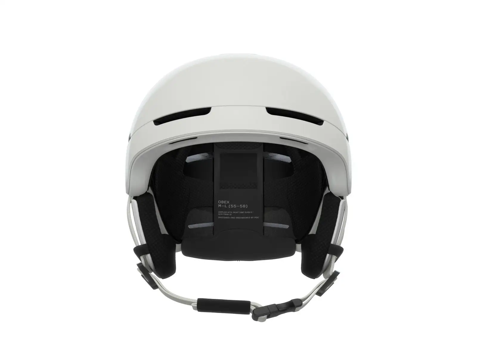 POC Obex MIPS lyžařská přilba Hydrogen White/Fluorescent Orange