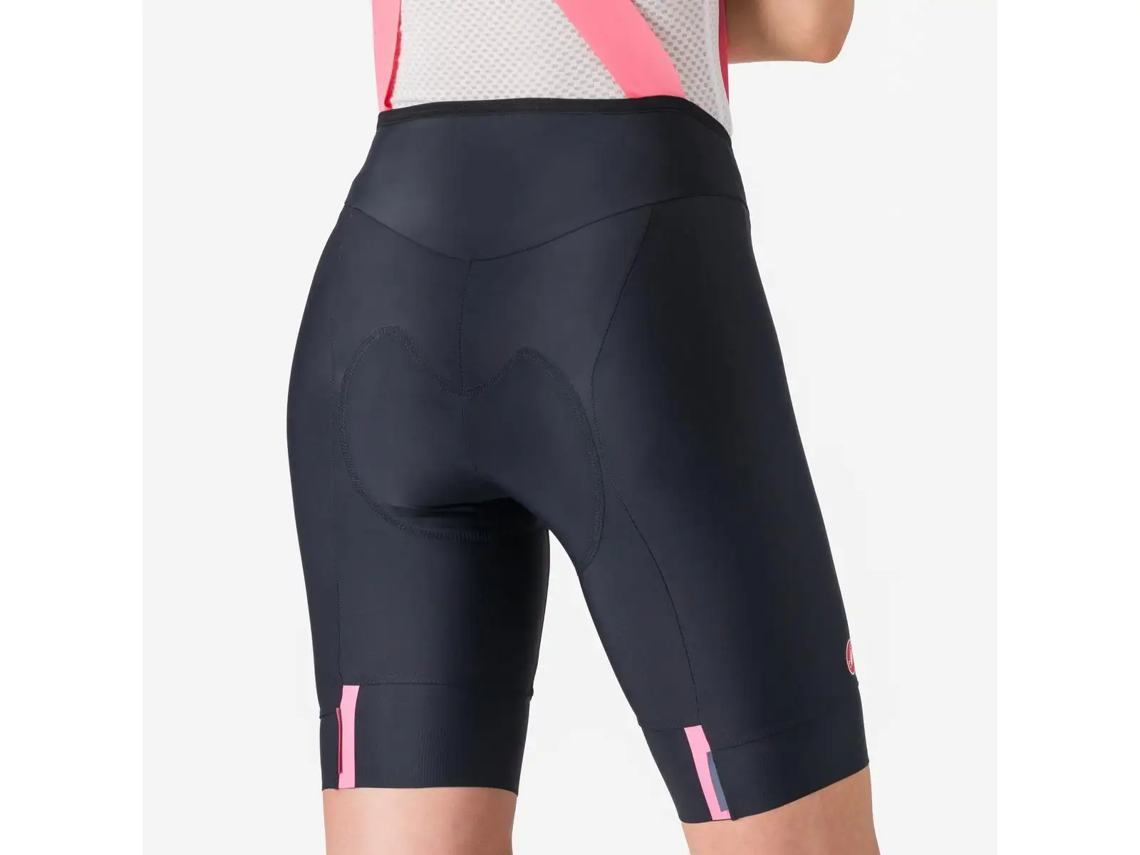 Castelli Giro Prima 2 dámské kraťasy se šlemi a vložkou Nero/Rossa