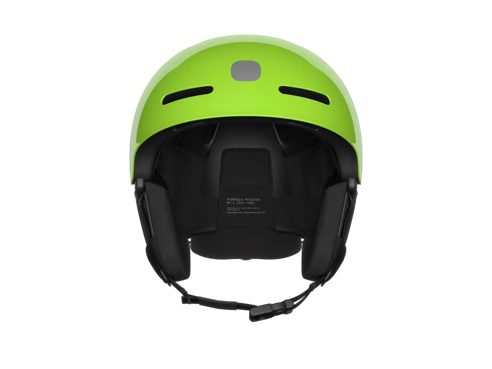 POC POCito Fornix MIPS dětská lyžařská přilba Fluorescent Yellow/Green