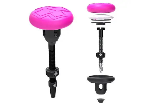 Muc-Off Tubeless  Tag holder Valve kit 44 mm Black