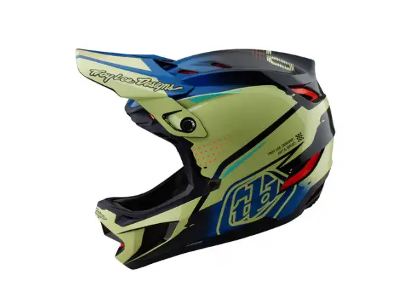 Troy Lee Designs D4 Composite přilba Drip Glo Yellow