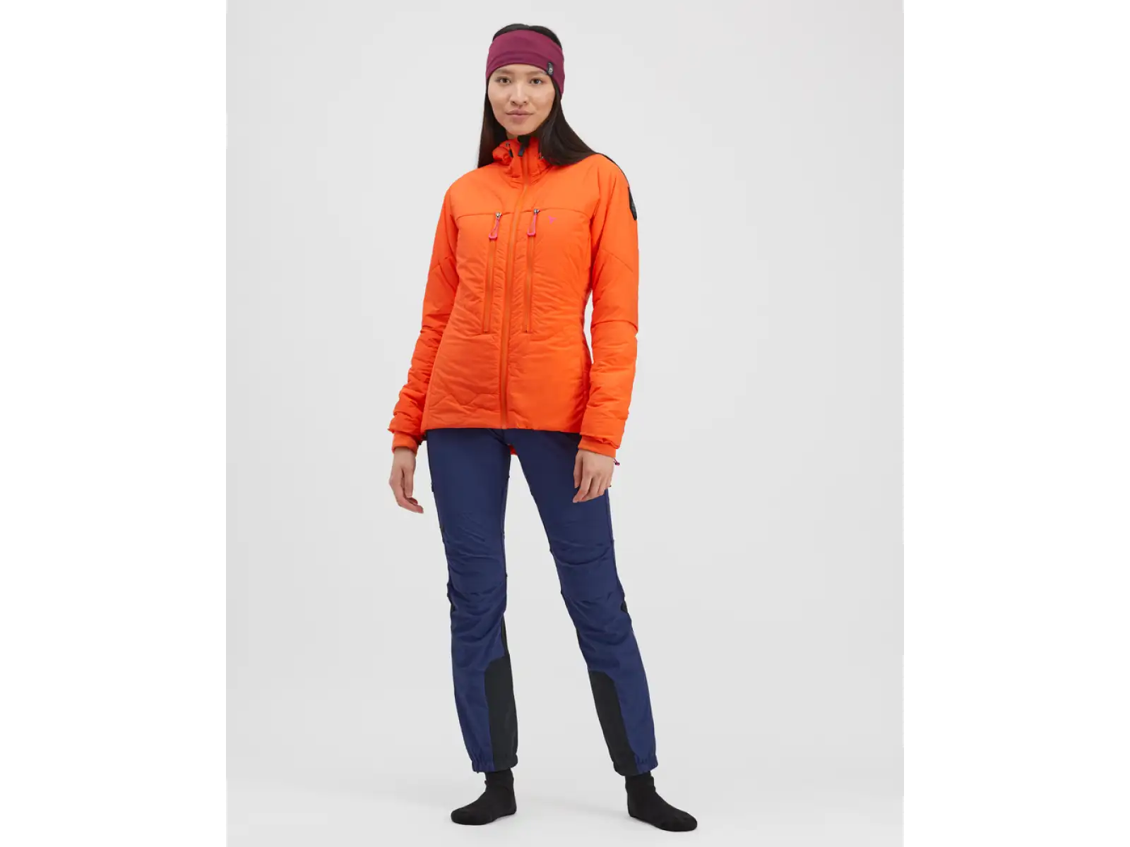 Silvini Lupa dámská skialpová mikina Orange/Pink