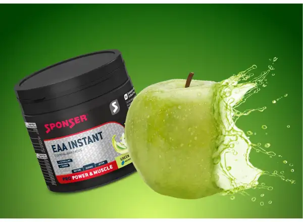 Sponser EAA Instant 300 g Aminokyseliny v prášku Green Apple