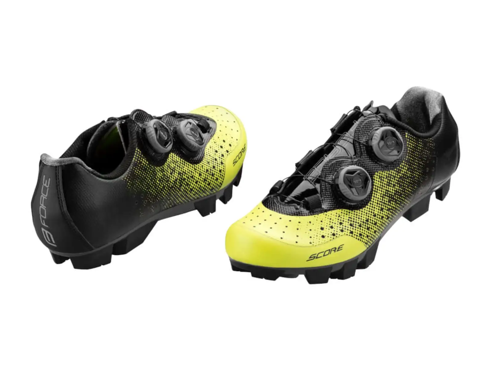 Force Score MTB pánské tretry fluo/černá