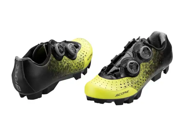 Force Score MTB pánské tretry fluo/černá