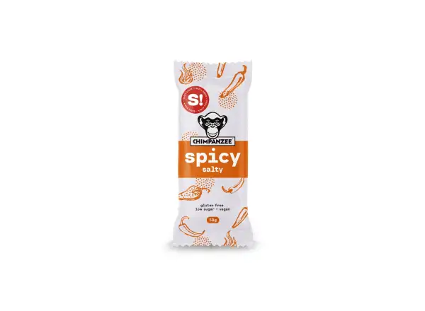 Chimpanzee Salty bar energetická tyčinka Spicy 50g