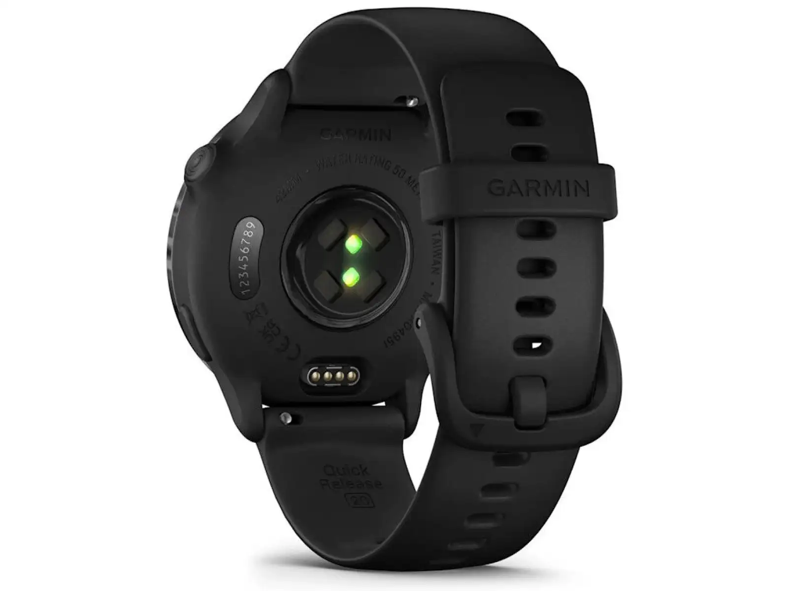 Garmin vívoactive 6 chytré hodinky Slate silikonový řemínek Black