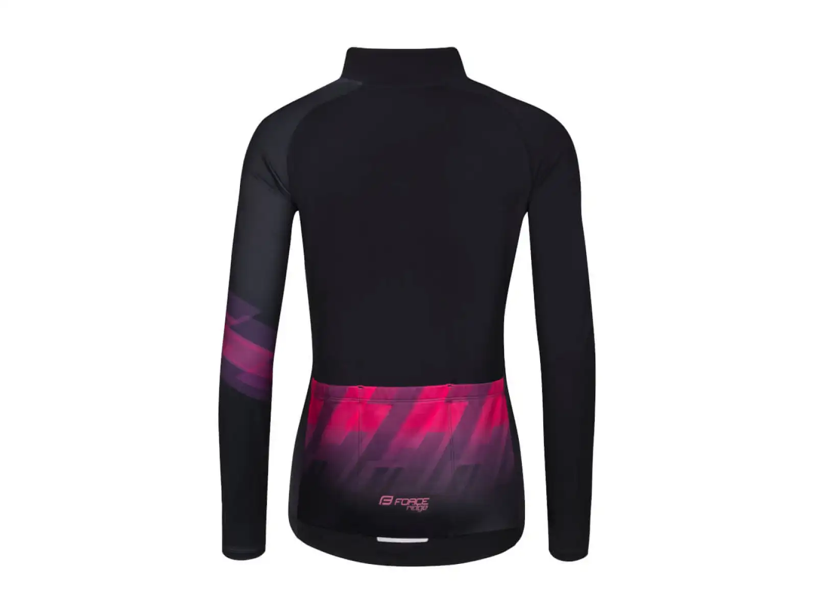 Force Ridge Lady dámský dres dlouhý rukáv černá/růžová