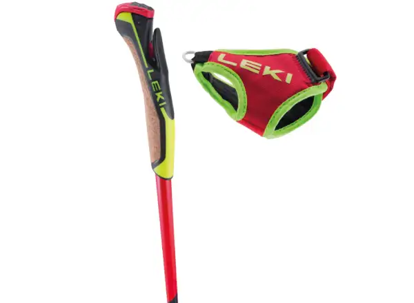 Leki PRC 750 běžecké hole Bright red/Neon yellow/Black