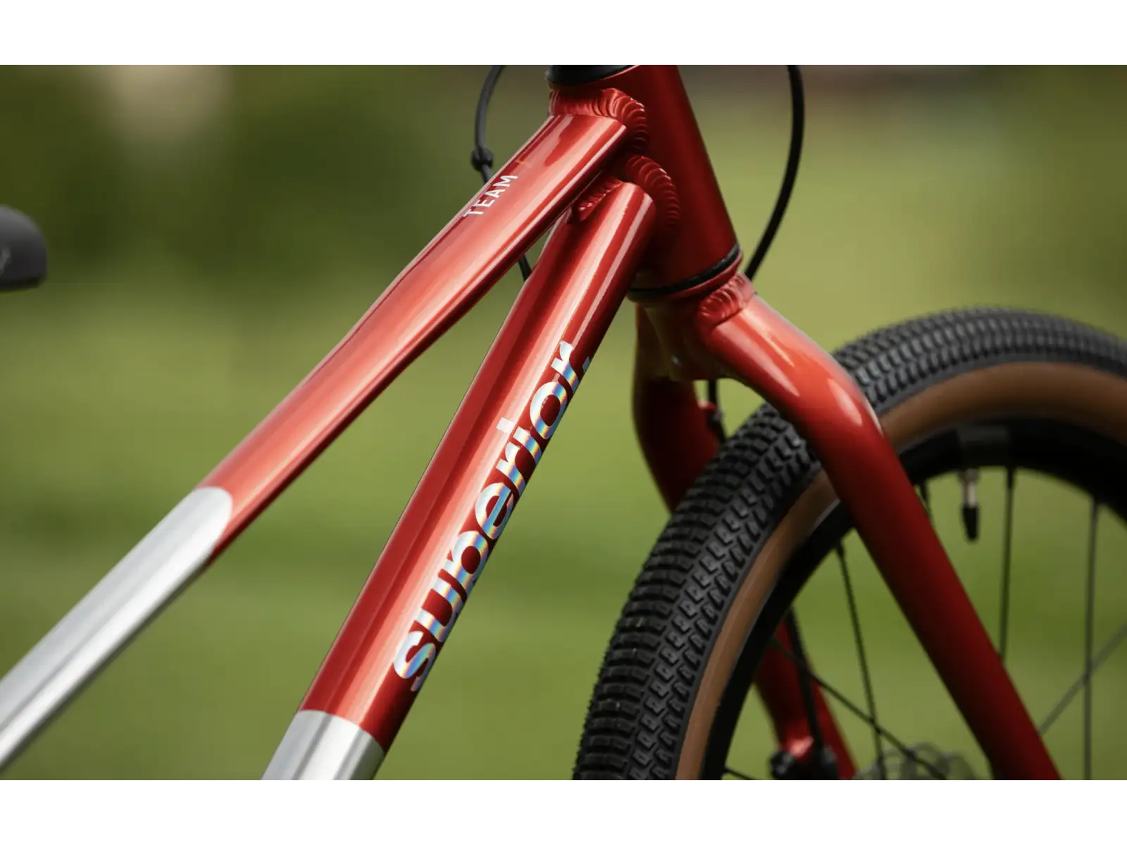 Superior TEAM 20 dětské kolo Gloss Brushed Alu / Red