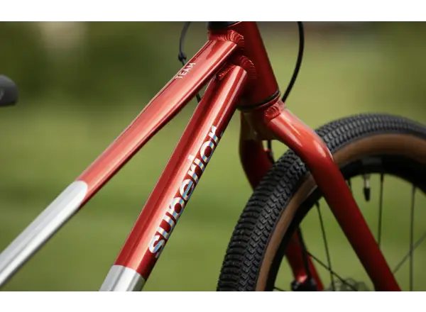 Superior TEAM 20 dětské kolo Gloss Brushed Alu / Red