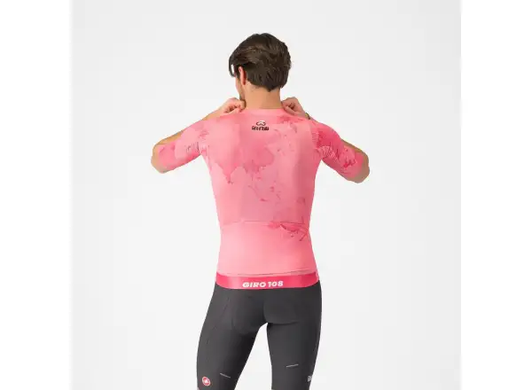 Castelli Giro 108 Race 8S pánský dres krátký rukáv Rosa Giro
