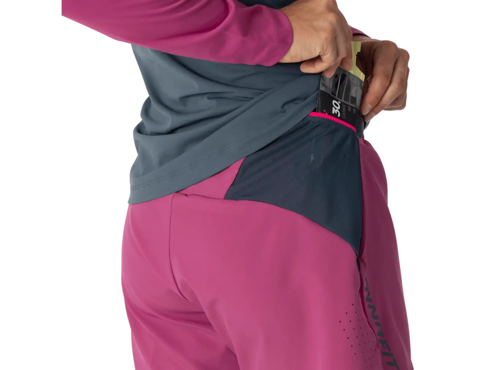 Dynafit Alpine Pro 2v1 dámské běžecké kraťasy Magenta