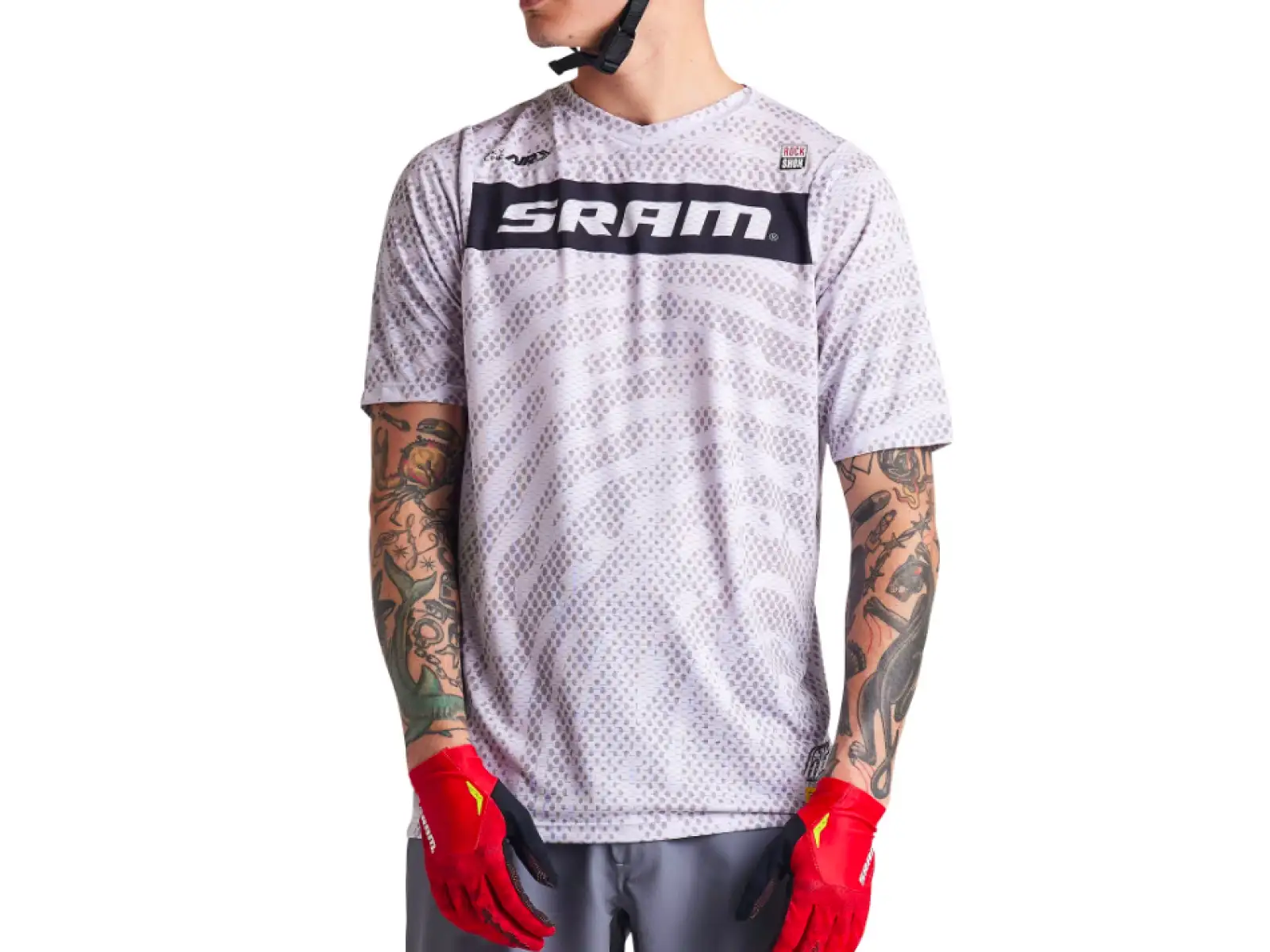 Troy Lee Designs Skyline Air SRAM pánský dres krátký rukáv Roots Cement