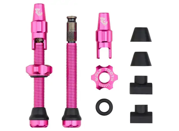 Wolf Tooth bezdušové ventilky Click Valve kit 44mm růžová