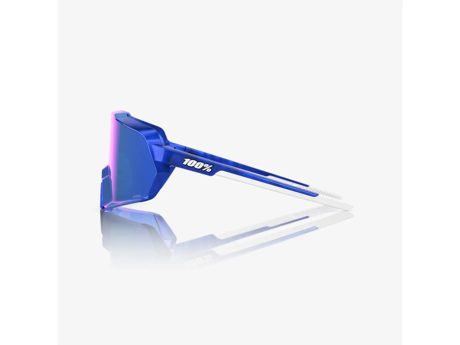 100% Korbin RBH brýle Gloss Blue Holographic/HiPER Royal Blue Mirror Lens