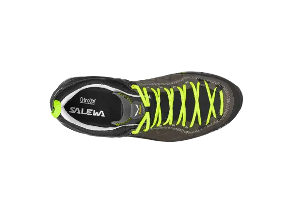 Salewa Mountain Trainer 2 Leather pánské boty Smoked/Fluo Green