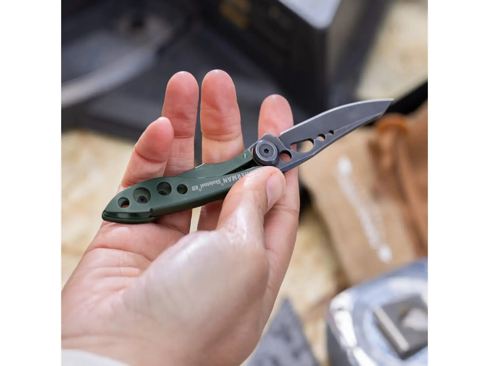 Leatherman Skeletool KB nůž OD Green